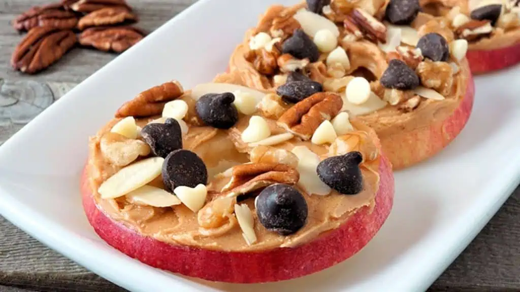 Nut Butter & Apple Stacks