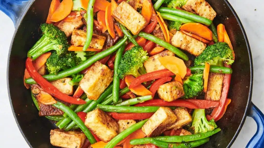 Tofu and Vegetable Stir-Fry Delight