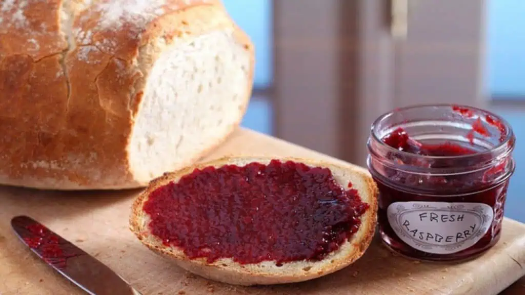 Homemade Jam on Sourdough