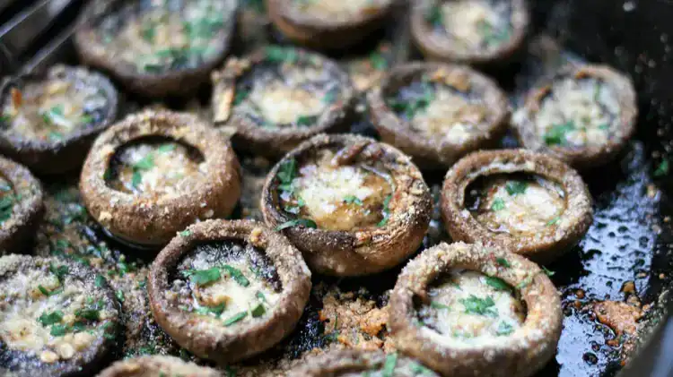 Garlic Butter Grilled Mushrooms