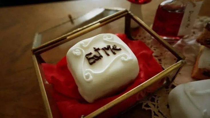 The 'Eat Me' Cake in 'Alice in Wonderland'
