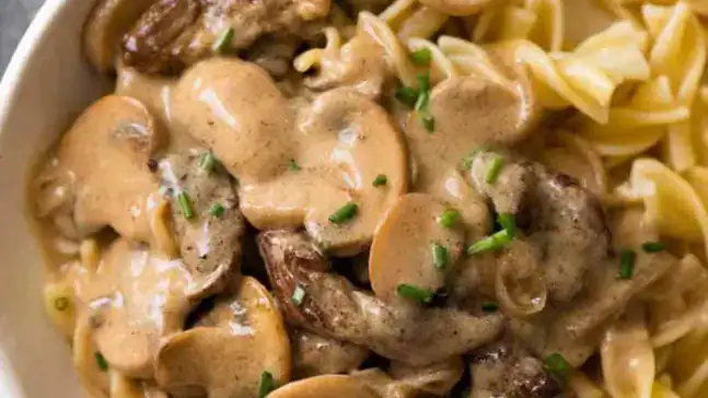 Beef Stroganoff