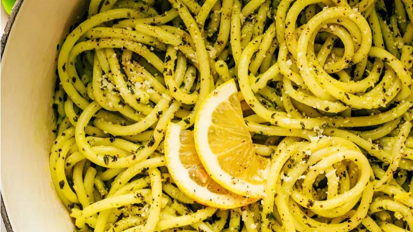 Lemon Basil Butter Pasta