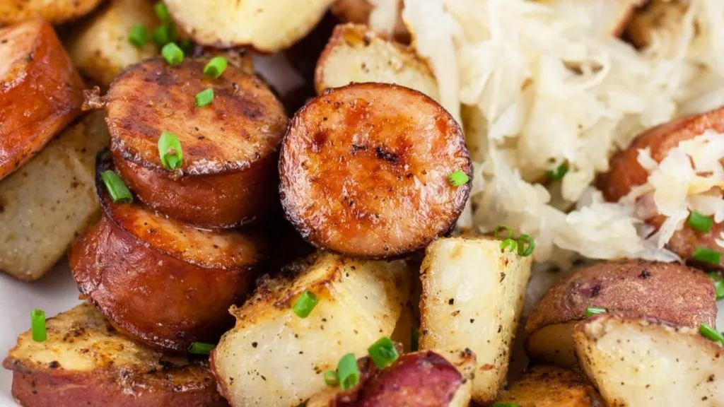 Rustic Sausage and Potato Bake