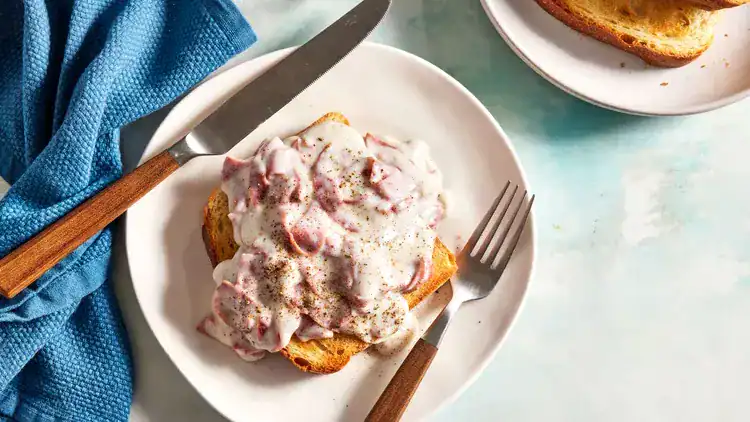 Chipped Beef on Toast
