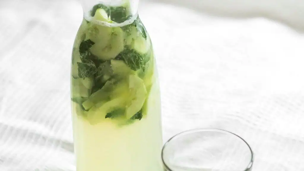 Mint-Cucumber water