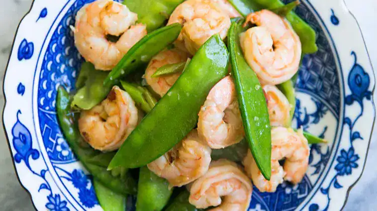 Shrimp with Snow Peas
