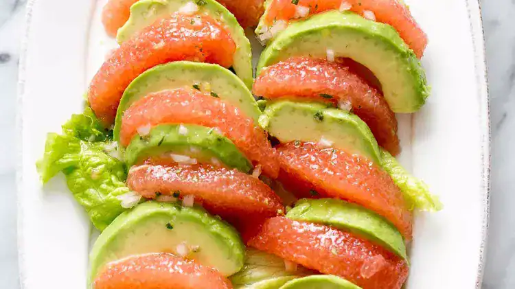 Grapefruit Avocado Salad