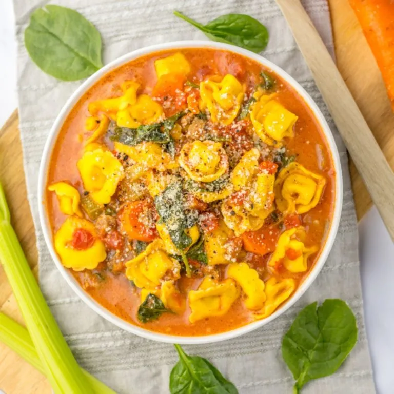 Slow Cooker Sausage Tortellini Soup – Set and Forget Comfort in a Bowl