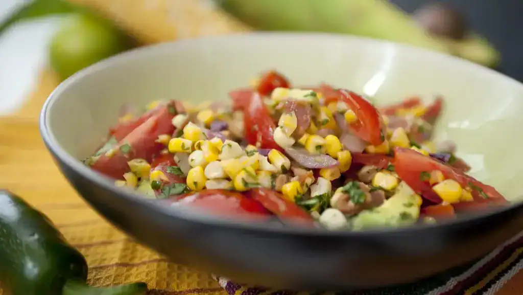 Pan-Roasted Corn and Tomato Salad