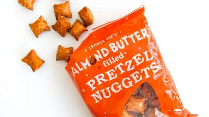 Almond Butter-Filled Pretzels