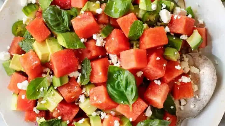 Zesty Watermelon Feta Mint