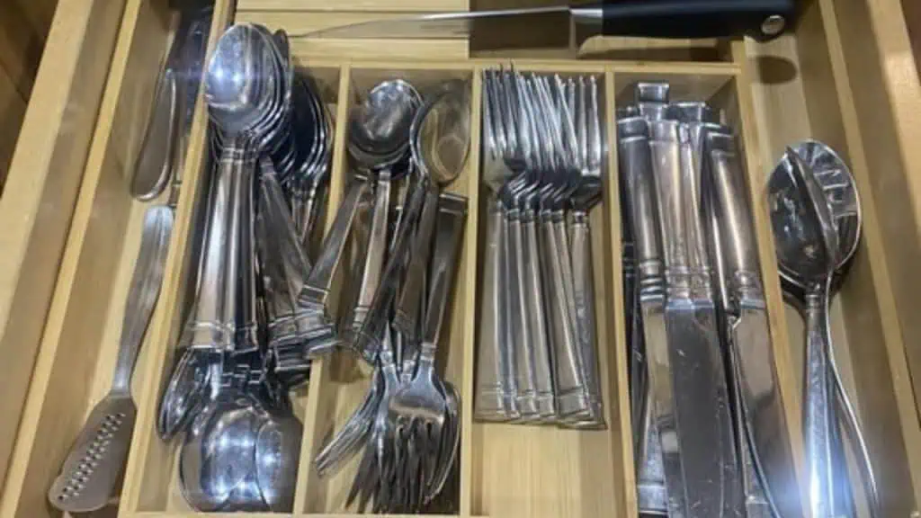 Keep Organized with a Silverware Sorter