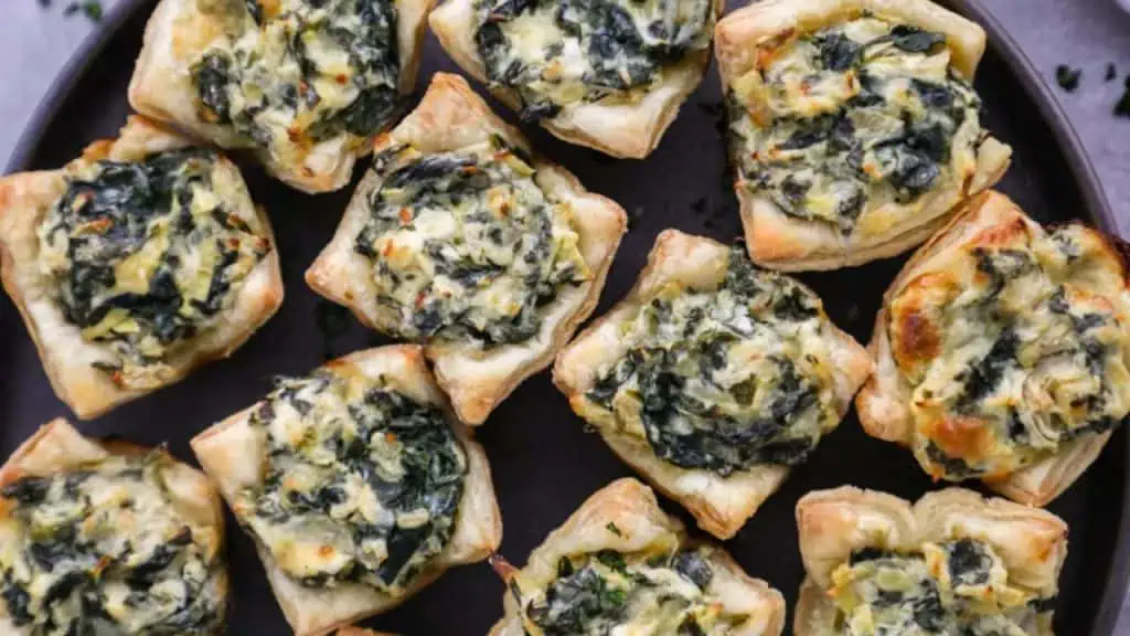 Spinach and Artichoke Bites