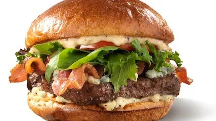 Wendy’s Bacon and Blue Burger