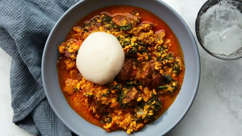 Fufu and Egusi Soup