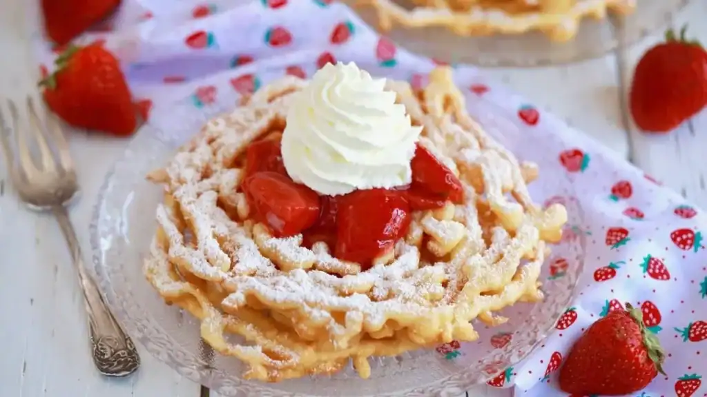 Funnel Cake and Sweet Cream