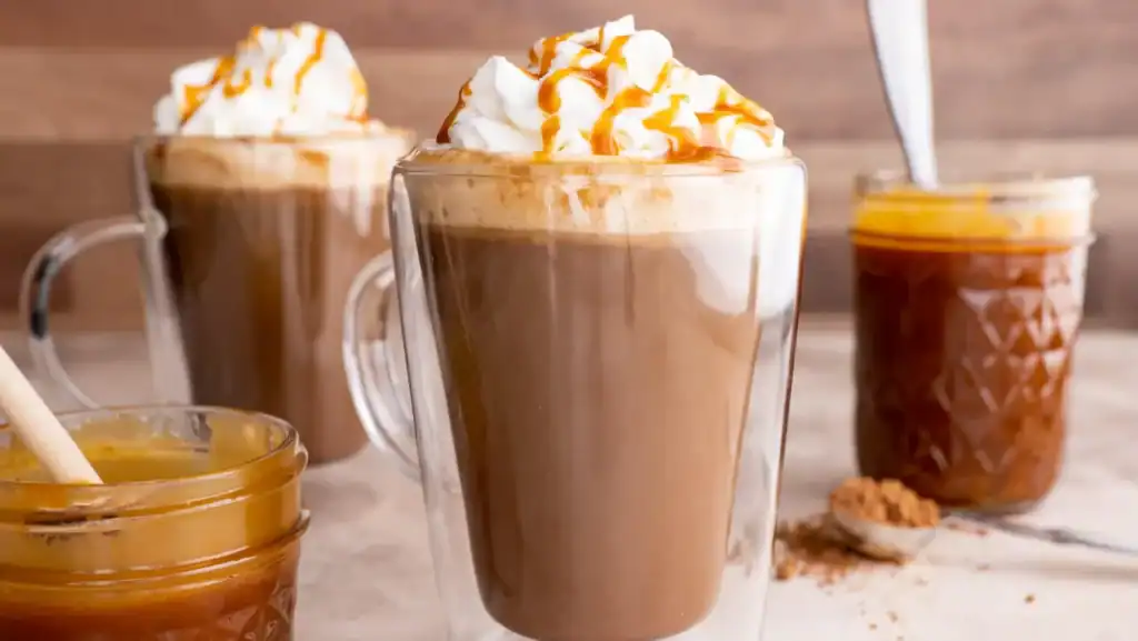 Coffee Ice Creams with Caramel