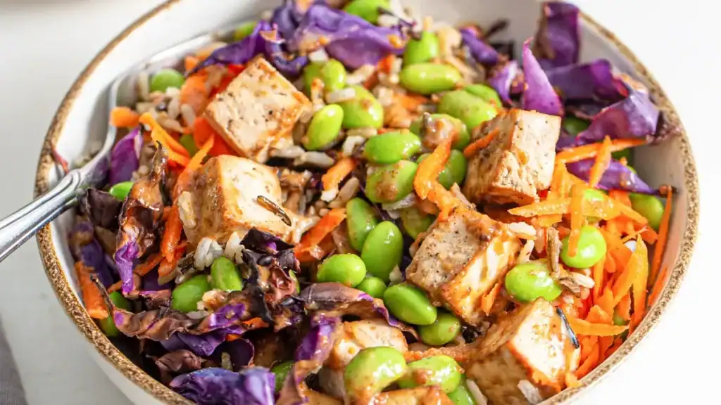 Edamame and Tofu Buddha Bowl