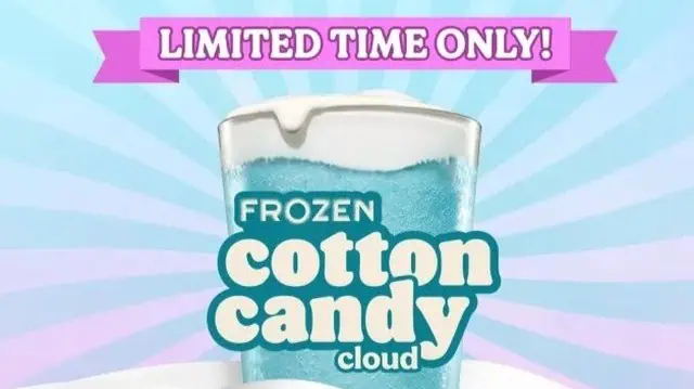frozen cotton candy burger king