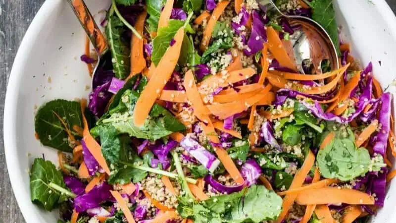 Nutty Quinoa and Kale Salad