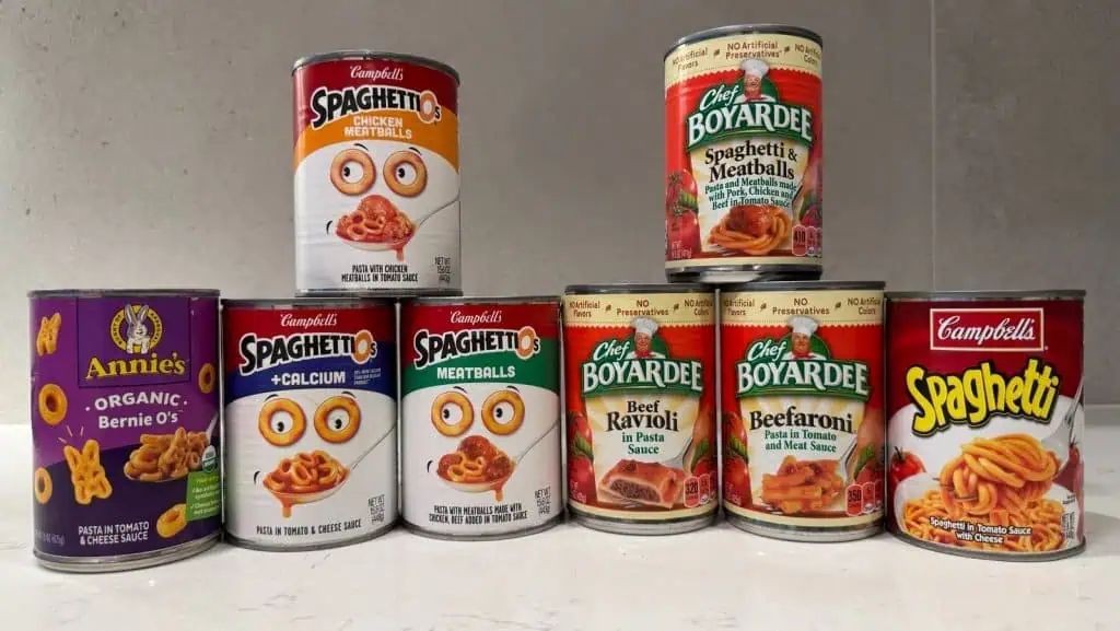Canned Overly Processed Pasta