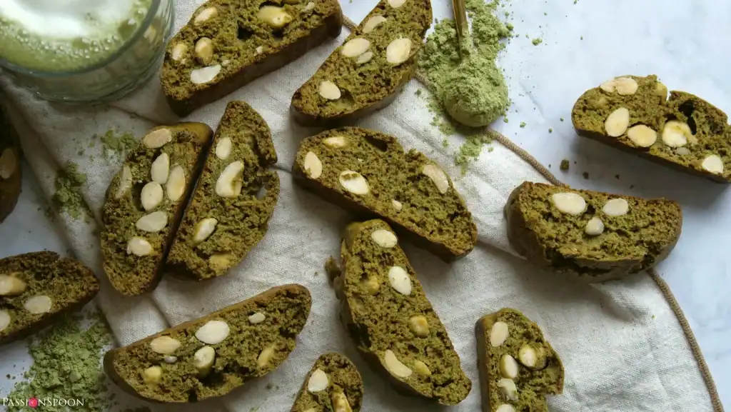 Matcha Biscotti