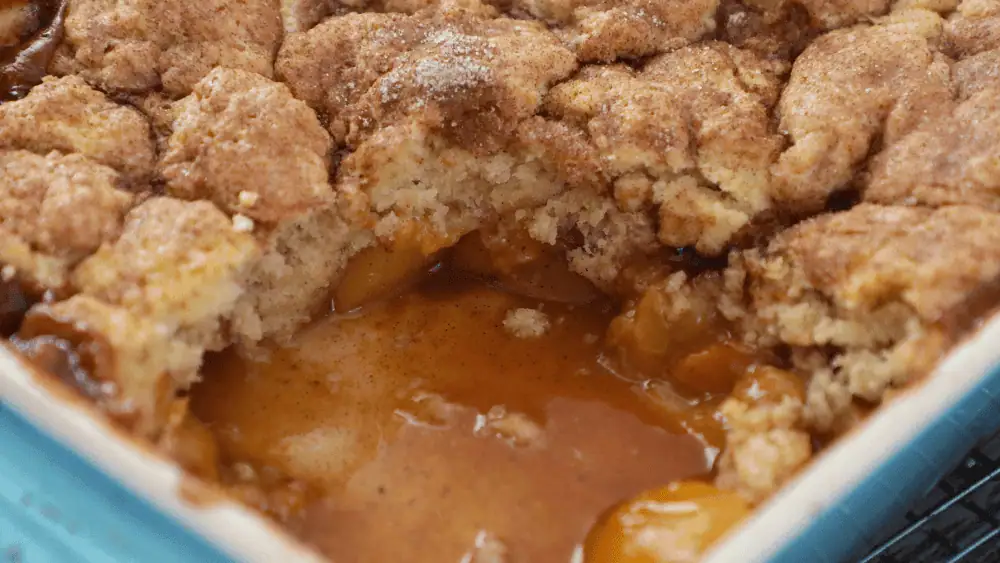 Succulent Peach Cobbler