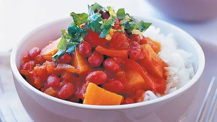 Sweet Potato and Kidney Bean Curry