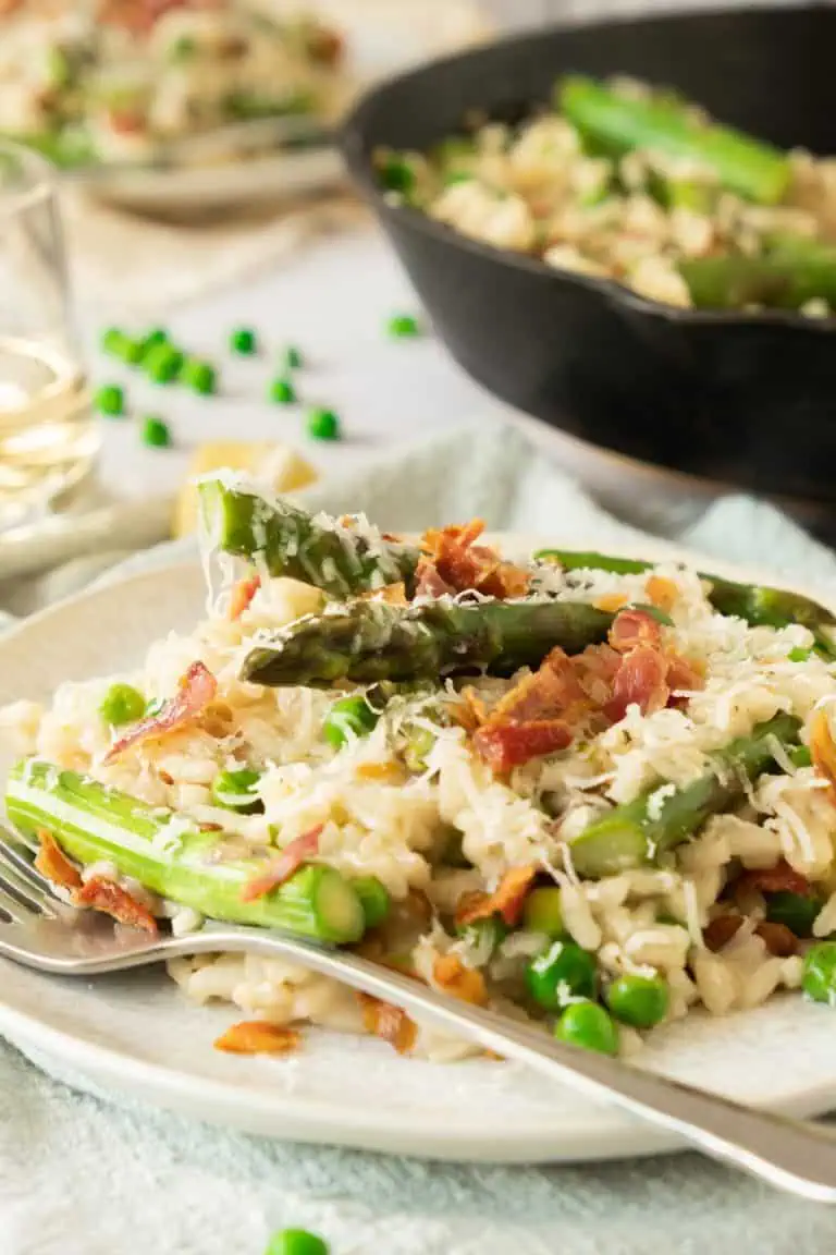 Asparagus Risotto (Creamy, Cozy & Full of Fresh Spring Flavor)