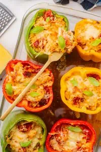 Marry Me Chicken Stuffed Peppers