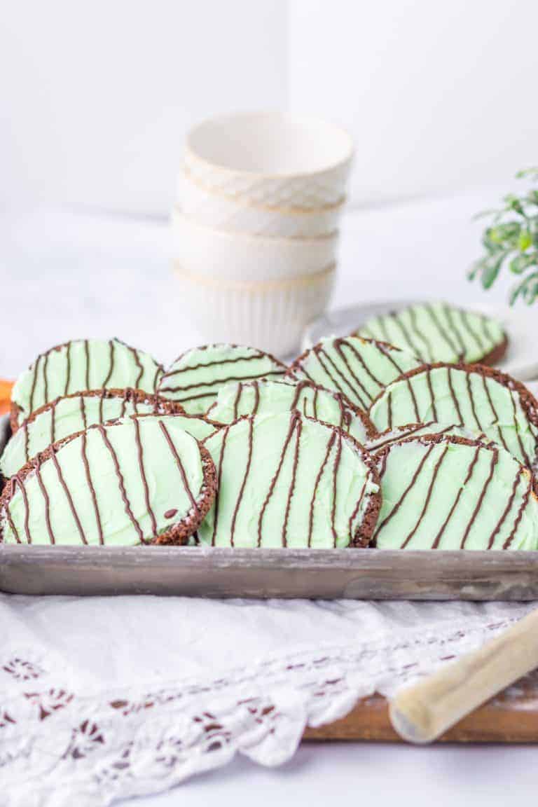 Thin Mint Chocolate Cookies