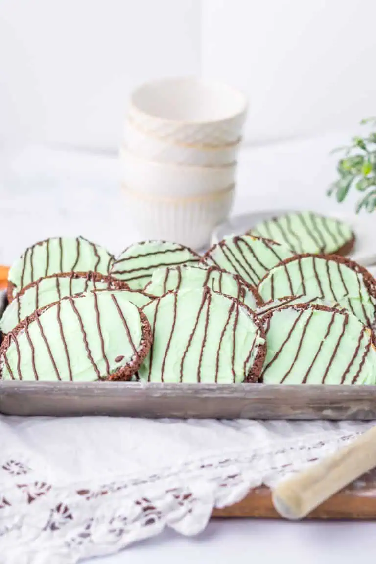 Thin Mint Chocolate Cookies