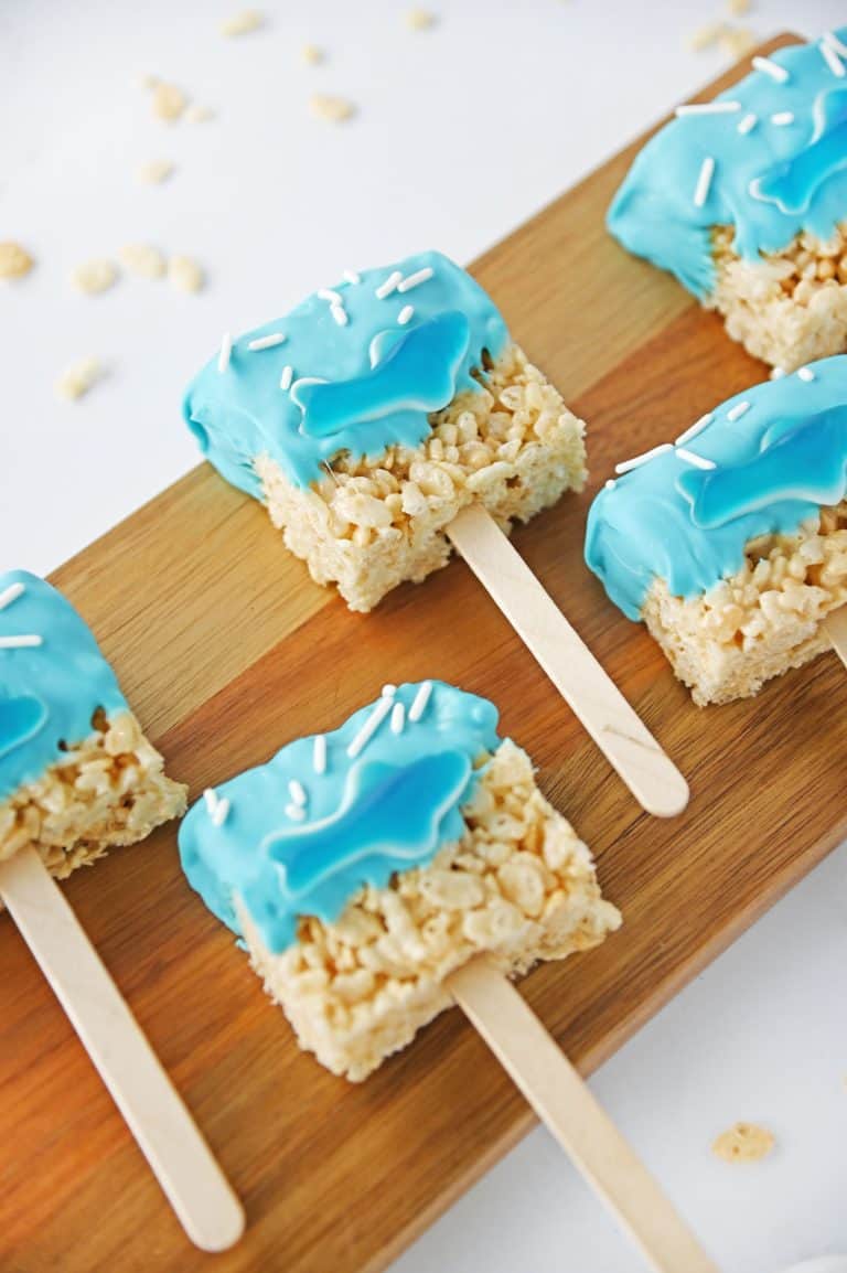 Shark Rice Krispies Treats