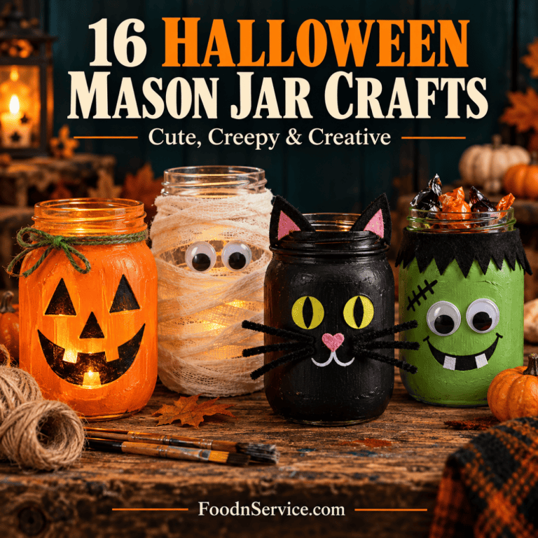 Halloween Mason Jar Crafts