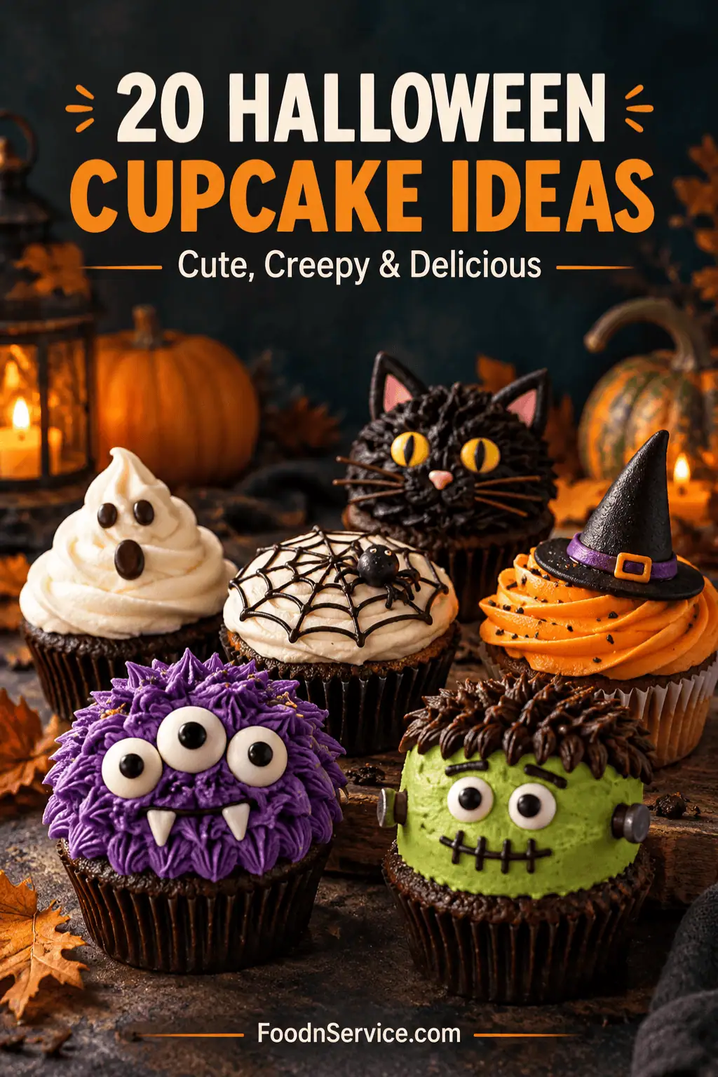 20 halloween cupcake ideas that are super cute, creepy, and delicious