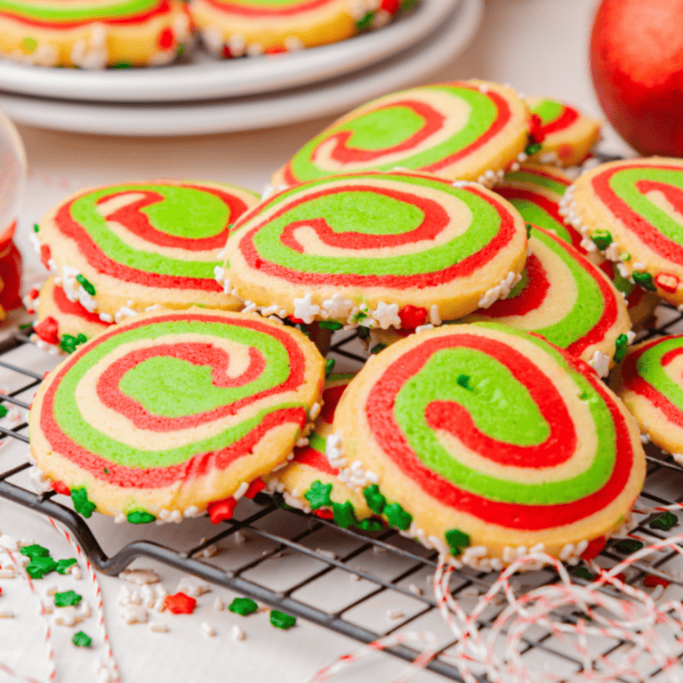 Christmas Pinwheel Cookies